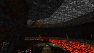 Heretic E2M3: The River of Fire, GZDoom, 4K