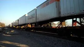 BNSF 6836 "Z" train at Ethel, Mo.