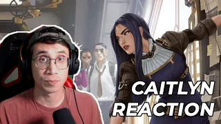 Arcane fan reacts to Caitlyn (Voicelines, Skins, & Story) | League of Legends