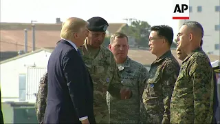 President Trump at Camp Humphreys, South Korea