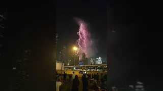 4K Dubai Burj Khalifa fireworks 2019