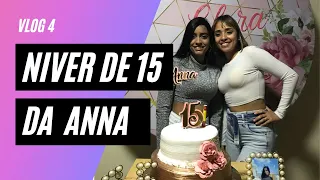 VLOG 4: NIVER DE 15 ANOS DA MINHA PRIMA