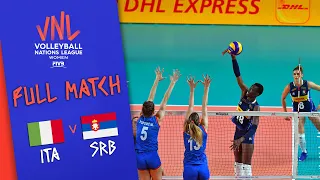 Italy 🆚 Serbia - Full Match | Women’s Volleyball Nations League 2019