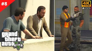 Grand Theft Auto V PS5™ Walkthrough Gameplay Part 8 - FIB AND MERRYWEATHER !! (No Commentary)