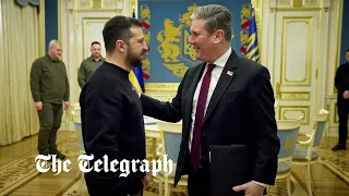 Keir Starmer visits Ukraine and reassures Zelensky of Labour's support for the country