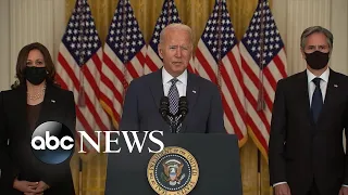 Biden discusses crisis in Afghanistan