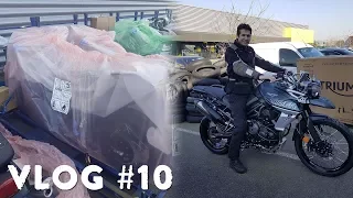 Vlog #10 : Déballage, livraison et récupération de ma Tiger 800 XCa 2018 !