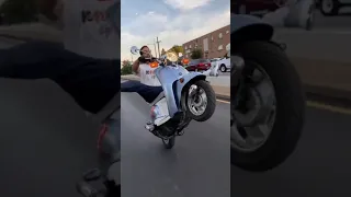 Yamaha Vino Scooter Stunts