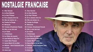 Charles Aznavour, Dalida, Michel Sardou , Jacques Brel 💖Nostalgie Chansons Francaise 2023 💖