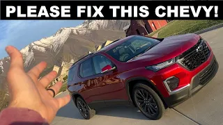 5 Things I Hate About The 2022 Chevy Traverse!