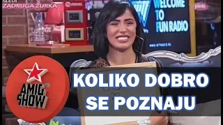 Koliko Dobro Se Poznaju - Aleksandra Subotić i David (Ami G Show S11)