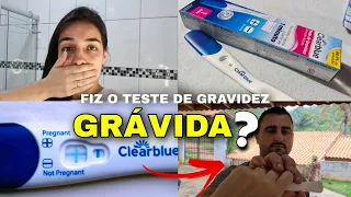 FIZ O TESTE DE GRAVIDEZ!