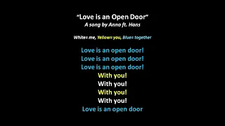 Love Is an Open Door (Karaoke Duet) | Full Version