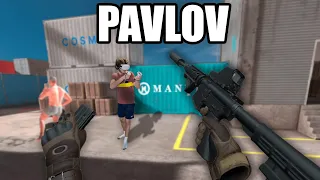 This is Pavlov VR on the Oculus Quest 2