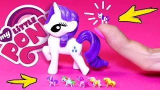 ВСЕ САМЫЕ МАЛЕНЬКИЕ ПОНИ! My Little Pony ВКУСНОМАМА СЮРПРИЗ! Игрушки своими руками Анна Оськина