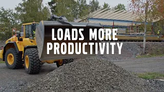Volvo Wheel Loader Upgrade - Loads More Productivity: Explore main benefits in launch  video.