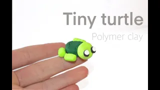 how to make a turtle out of polymer clay