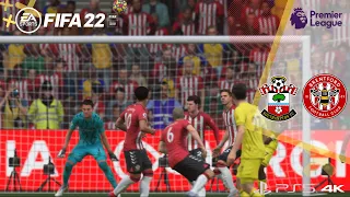 Southampton VS Brentford | English Premier League FIFA 22 |  PS5 Gameplay