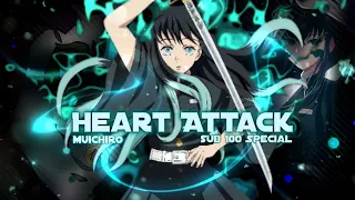 Muichiro - Heart Attack 🫀[AMV/Edit] Sub 100 Special 🎉