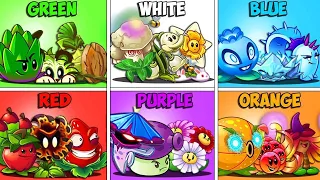 Pvz 2 Battlez - Random 6 Colorful Team Plants Battlez - Which Team Plant Will Win?