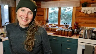 BULK Canning Day | Pulled Pork, Healthy Muffins, Cute Cabin