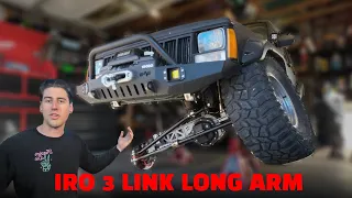 Long Arm 3 Link Install | Jeep XJ Winter Build Series Episode 2