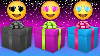 ВЫБИРАШКИ 🎁 ЧЁРНЫЙ РОЗОВЫЙ ГОЛУБОЙ ❤️ CHOOSE YOUR GIFT ✨ BLACK VS PINK VS BLUE ❤️