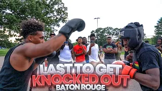 LAST TO GET KNOCKED OUT BATON ROUGE