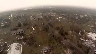 Ukraine War   Ruins of Stepanovka, UAV View  Stepanovka Donetsk region