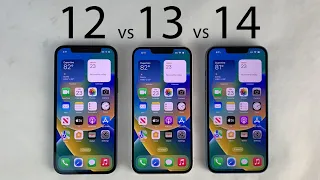 iPhone 14 vs 13 vs 12 Speed Test