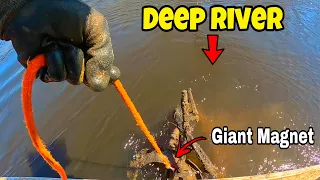 I Found Absolutely CRAZY Things Buried Deep in River Mud!!! (Magnet Fishing)