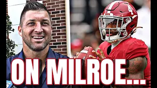 TIM TEBOW TALKS JALEN MILROE | KIRK HERBSTREIT EXPLAINS WHY HE PICKED ALABAMA TO WIN THE CFB TITLE