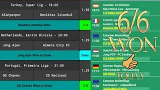 FOOTBALL PREDICTIONS TODAY 6/10/2022|SOCCER PREDICTIONS|BETTING TIPS| Today's betting tip 6/10/2022