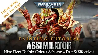 How to Paint Norn Assimilator Tyranids Painting Tutorial  Warhammer 40K 10th Edition