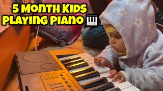 5 Month Kids Playing Piano 🎹👶 | Kids | Naman Lifestyle