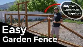 Build a Simple Garden Fence!