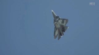 МАКS 2017 Тренировочные полёты Сухой Т50 Sukhoi PAK FA T-50 (Su-57) 古池や蛙飛こむ水のおと(Jp)