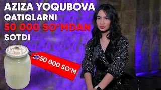 AZIZA YOQUBOVA QATIQLARNI 50 000 MING SO'MDAN SOTDI