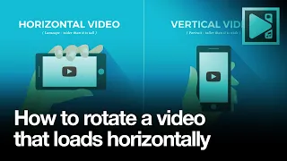How to quickly rotate a video that loads horizontally using VSDC
