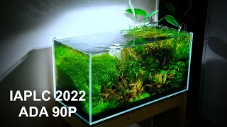 IAPLC 2022 Making a Classical Nature Aquarium Style Aquascape in ADA 90P