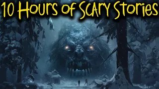 Scary Stories For Sleep, Relaxing, When You're Stuck at Home or Work | 10+ Hour Mega Compilation