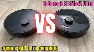 Vergleich der beiden Top Modelle || Dreame X40 Ultra VS S8 MaxV Ultra !!!