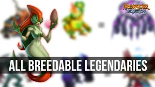 ALL BREEDABLE LEGENDARIES & COMBINATIONS (2021 GUIDE) | MONSTER LEGENDS