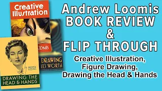 Book Review and Flip Through - 3 Books by Andrew Loomis - Figure Drawing and Illustration