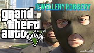 GTA5: Jewellery Store Job | Police chase | PS4 HD