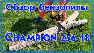 Бензопила Champion 256 -18 обзор и испытание