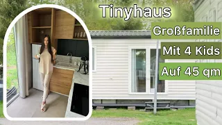 Haustour Tinyhaus mit 45qm Großfamilie mit 4 Kinder 🏡