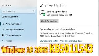 Windows 10 KB5011543 update released with Search highlights