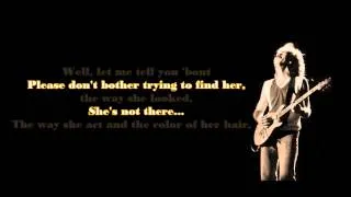 Santana - She's Not There (lyrics)