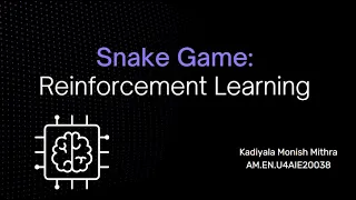 AI plays Snake Game: Using Reinforcement Learning